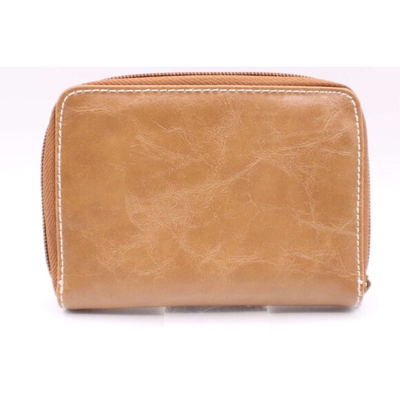 ROSETTI Brown Vegan Leather Zip Around Wallet Coin Purse Organizer Medium Vtg - Picture 3 of 7